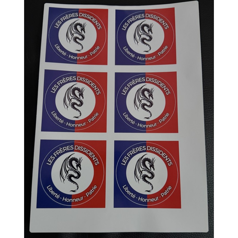 Autocollants découpés sur mesure